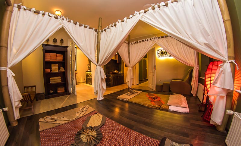 wnętrze salonu sabai jai Gdańsk Jaśkowa Dolina