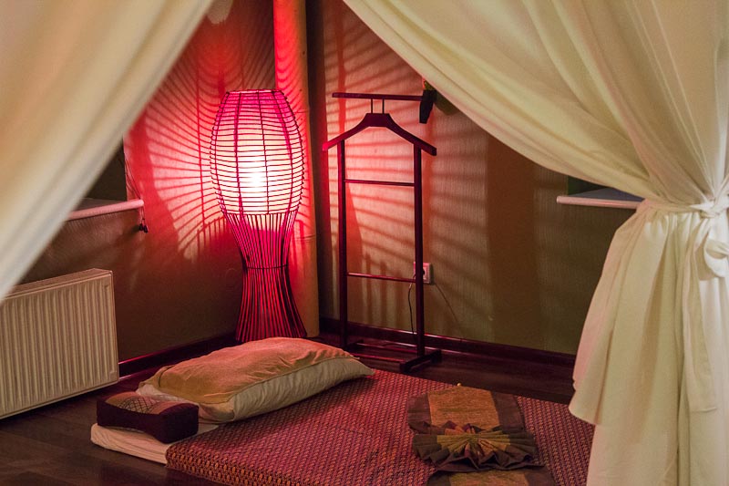 wnętrze salonu sabai jai Gdańsk Jaśkowa Dolina