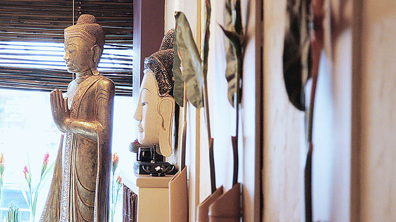 wnętrze salonu sabai jai Gdynia