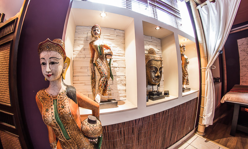 wnętrze salonu sabai jai Gdynia